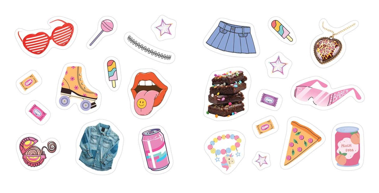 Embrace the Y2K aesthetic with over 500 retro stickers perfect for ’90s nostalgia, scrapbooking, personalizing your space, and adding a unique style to laptops, water bottles, and more!
Flip phones, chunky platform shoes, mixtapes, scrunchies, sunglasses, and everything bedazzled—what’s not to love about the Y2K aesthetic? This Y2K sticker collection offers 500 retro stickers perfect for ’90s and early aughts nostalgia. Personalize your everyday items with Y2K stickers, adding a nostalgic touch to laptops,