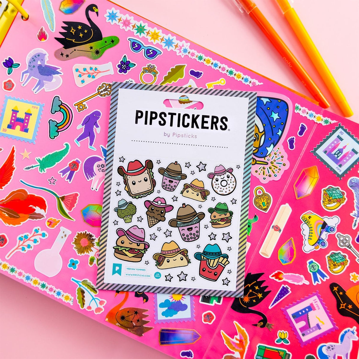 Pipsticks Sticker Sheet - Yeehaw Yummies