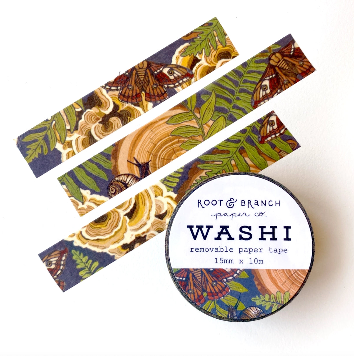 Root & Branch Paper Co - Mushroom Grove Washi Tape