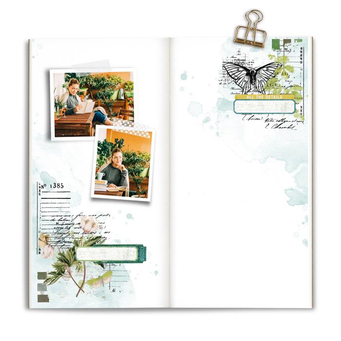 Arden Creative Studio Maker Series Letter Box Remnants 01 4 in x 6 in Stamp Set