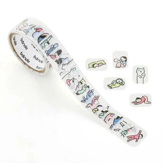 People Living In Notebook 2 Washi Roll Sticker Bande