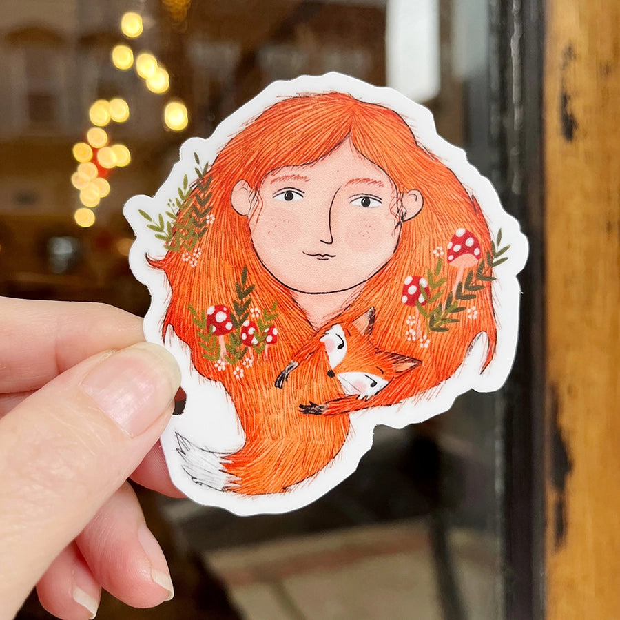 Forest & Fauna Paper Co. Vinyl Sticker - Fox Girl