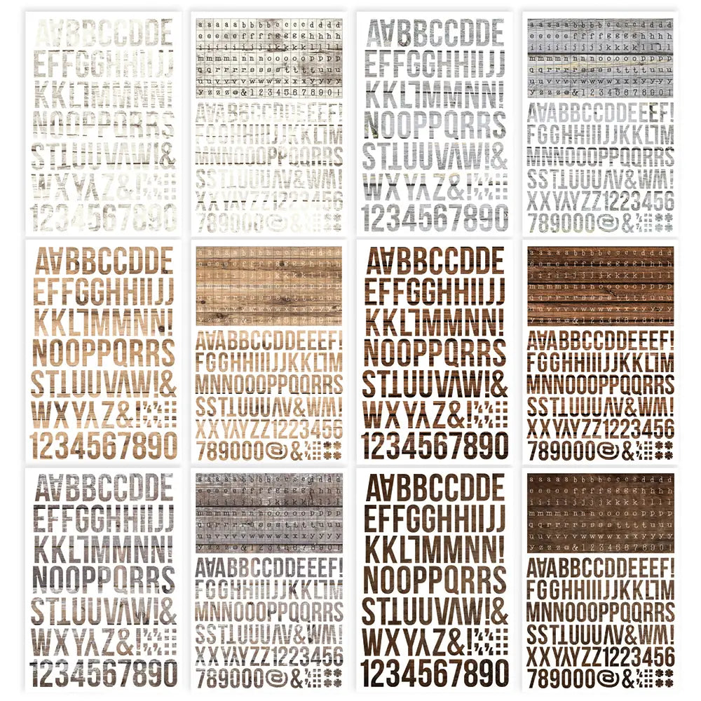 Alphabet Sticker Book - Woods
