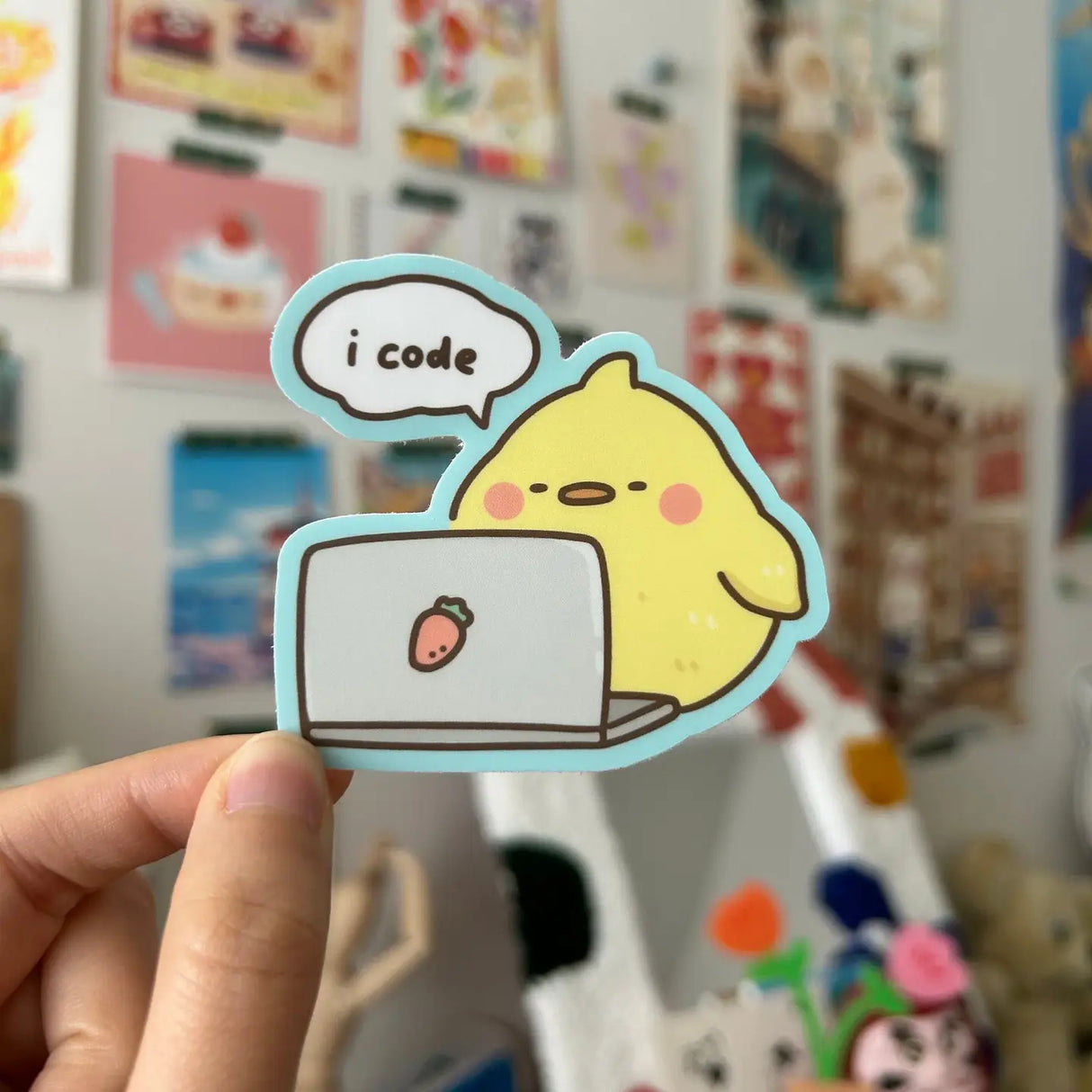 Shooley - I Code Bird Vinyl Sticker