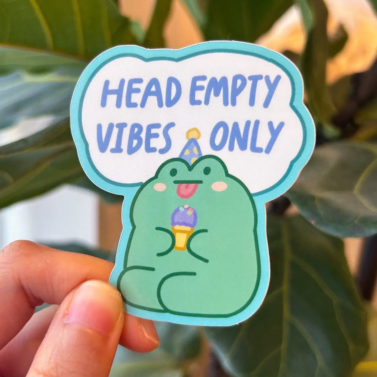Shooley - Frog Vibes Vinyl Sticker