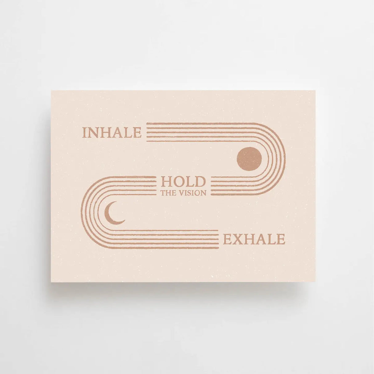 Anna Cosma Postcard - Inhale - Exhale