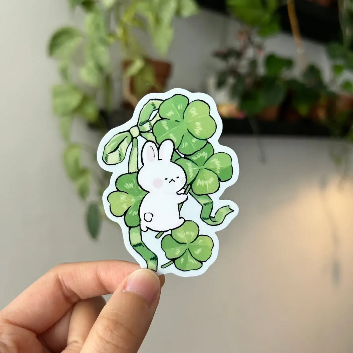 Shooley - Clover Bunny Vinyl Sticker