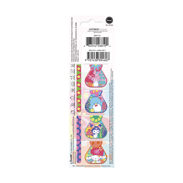 Hello Kitty Magnetic Page Clips (6-Pack)