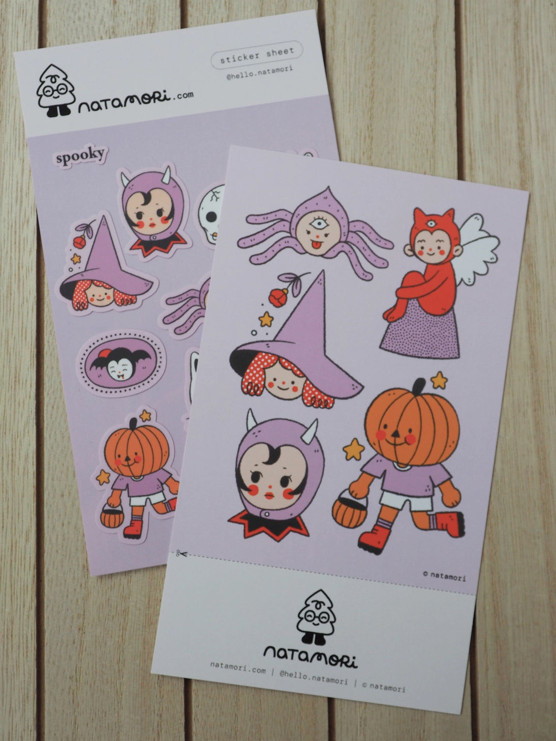 Spooky Sticker Sheet by natamori