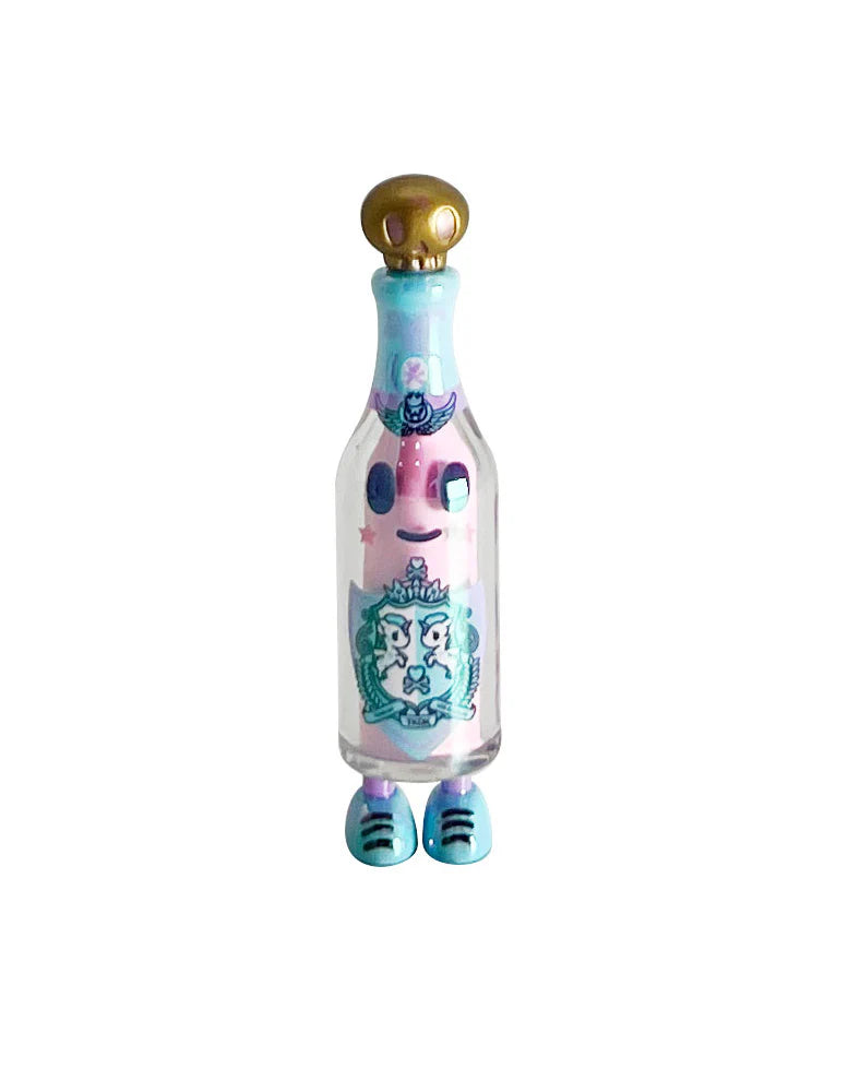 Celebrate 20 years of tokidoki with our 20th Anniversary Blind Box! This series features iconic characters reimagined in party-ready designs, including Donutella, Nijiko, Mozzarella, Adios, Mermicorno, and more—plus a special chaser, Party Bubbly! Join the celebration of two decades of signature & artwork, unforgettable characters, and kawaii culture with this must-have blind box collection for every tokidoki fan!