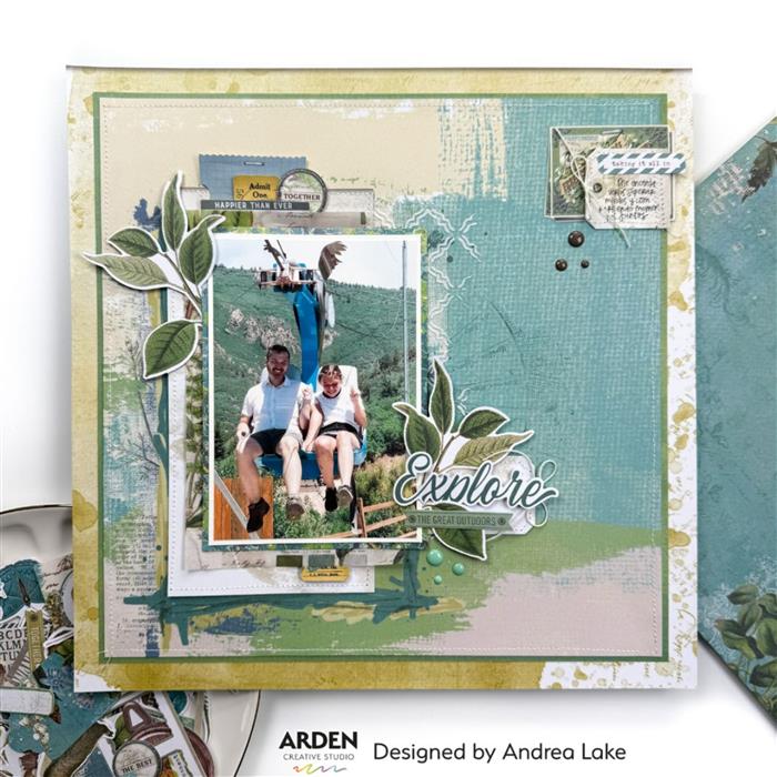 Arden Creative Studio Hidden Creek 12in x 12in Paper Pad