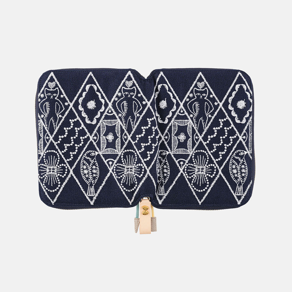 Hobonichi 2025 A6 Funda mina perhonen: sinfonía (Marina)