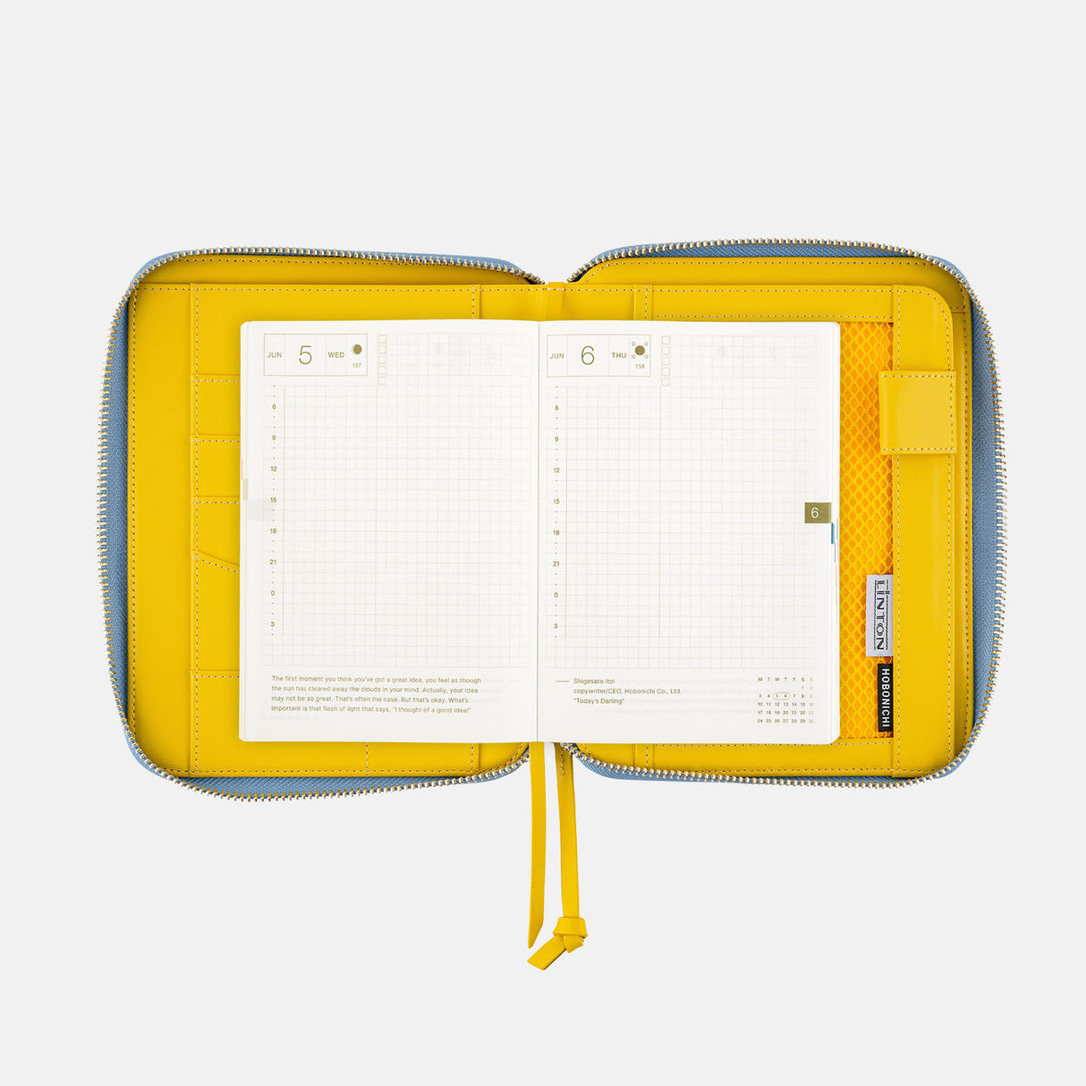 Hobonichi 2026 A6 Cover - Linton: Vacances
