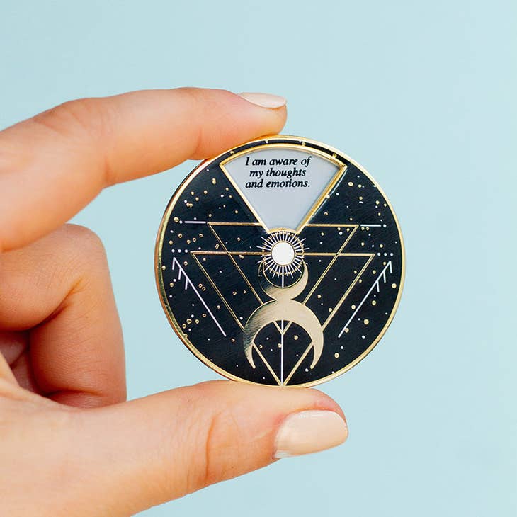 Bold Affirmations 4 Interactive Spinner Enamel Pin