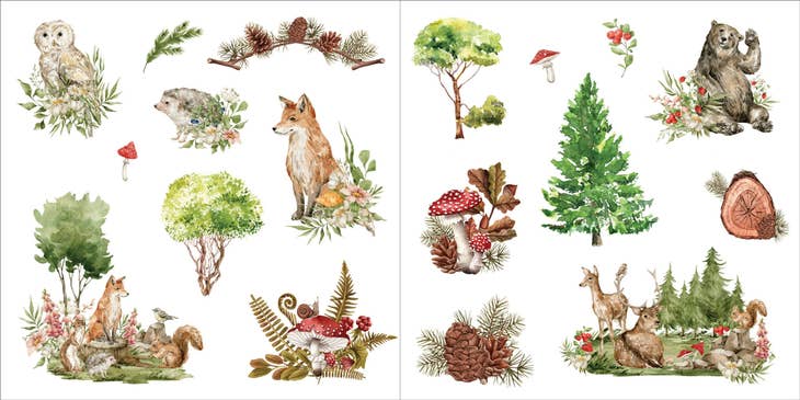 Libro de pegatinas Bunches of Botanicals (500 pegatinas)