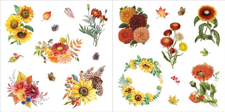 Libro de pegatinas Bunches of Botanicals (500 pegatinas)