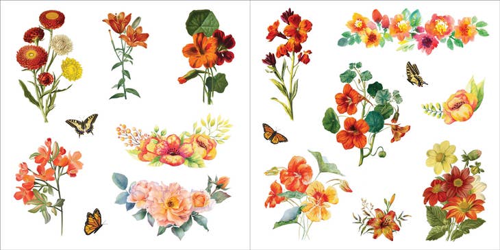 Libro de pegatinas Bunches of Botanicals (500 pegatinas)