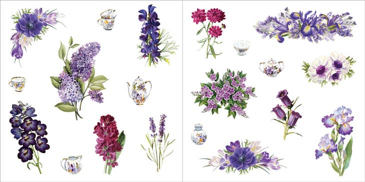Libro de pegatinas Bunches of Botanicals (500 pegatinas)