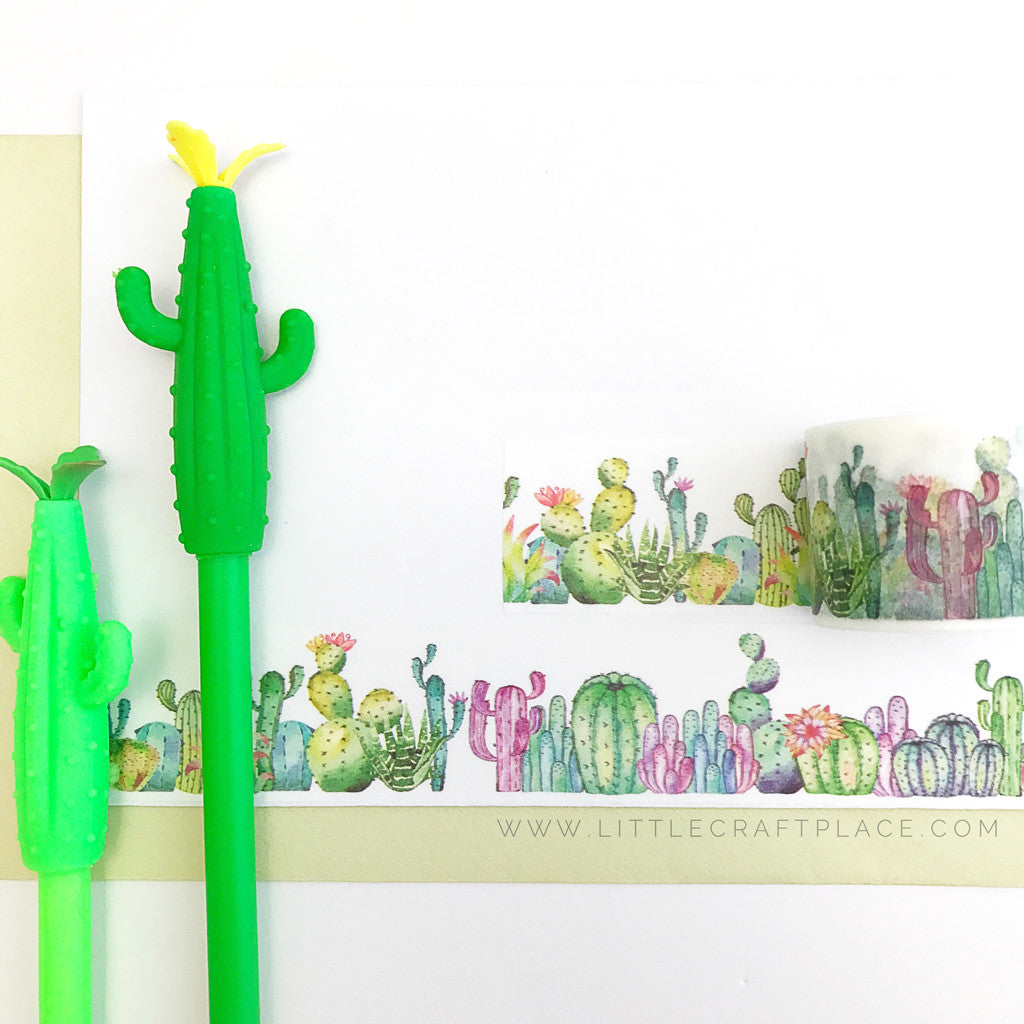 Cactus Garden Washi Tape