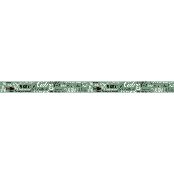 Greeting Japanese Washi Tape • Amazing Life Masté Masking Tape