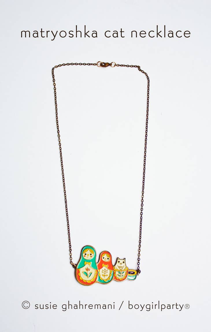 Matryoshka Nesting Doll Necklace