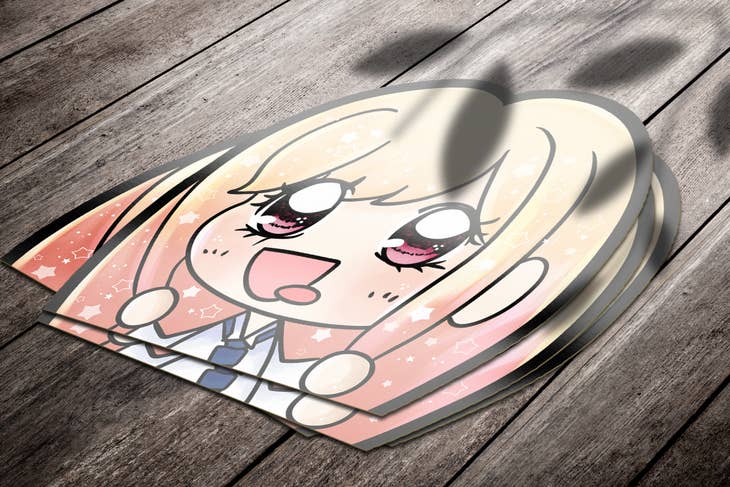 My Dress-Up Darling Marin Peeker Anime Vinyl Sticker