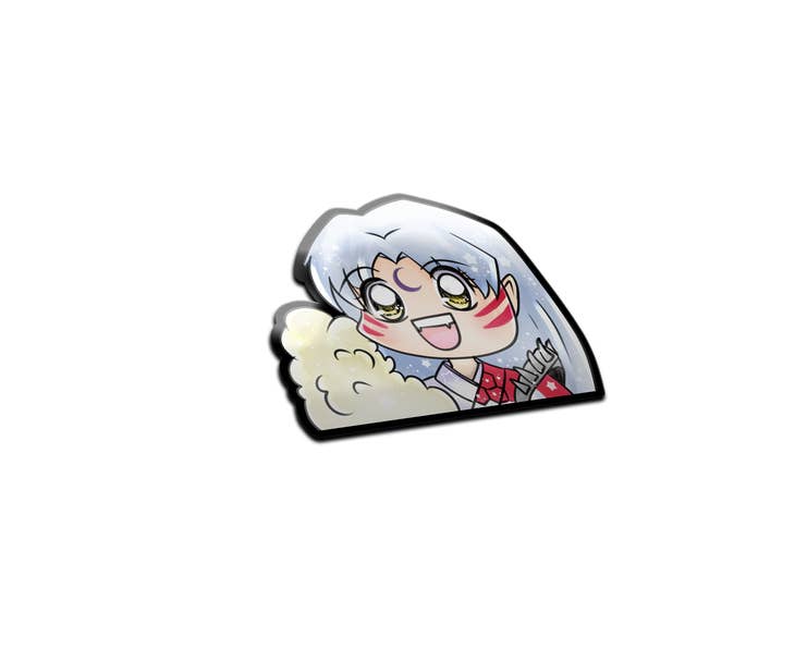 Sesshomaru Inuyasha Peeker Anime Vinyl Sticker