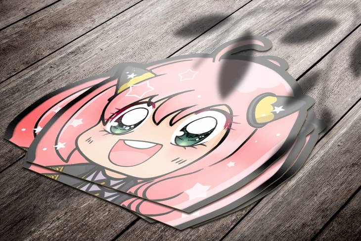 Naytendo - Spy x Family Mini Anya Peeker Anime Vinyl Sticker