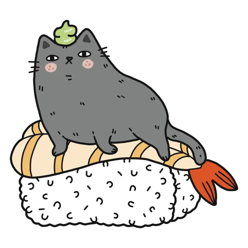 Pegatina de Sushi Cat Ebi