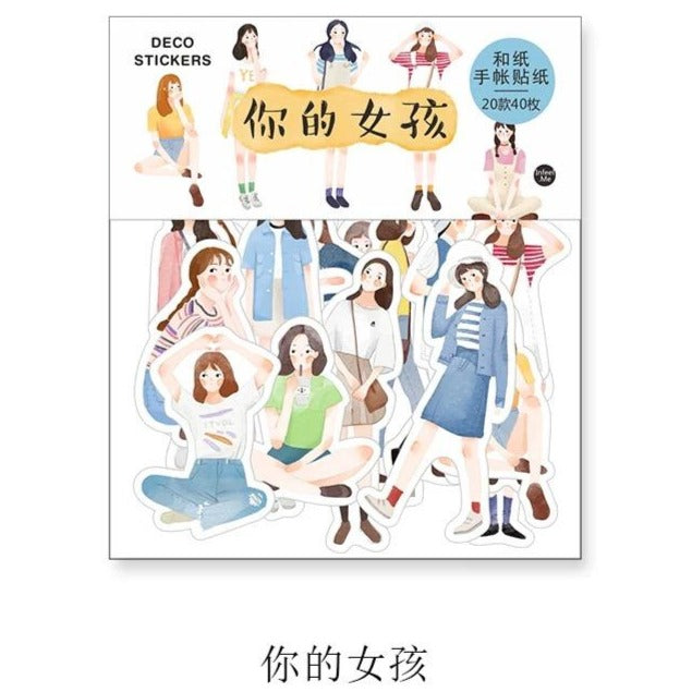 Your Girl Washi Flake Sticker