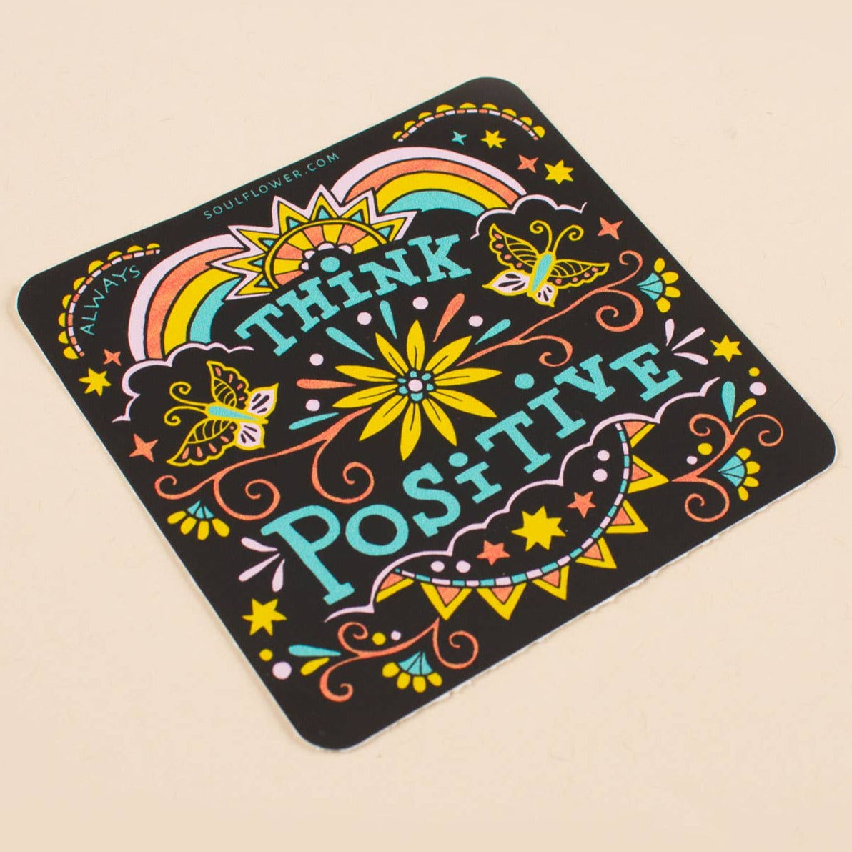 Think Positive Sticker