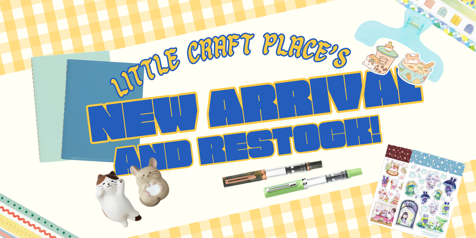 New Arrivals! New Restocks! New Brands!