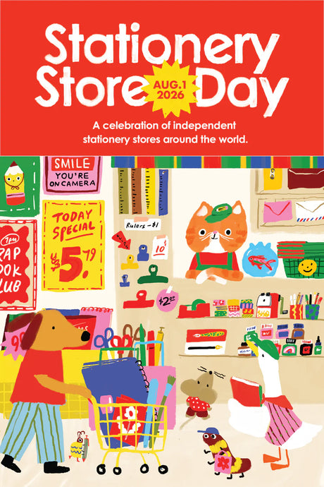Stationery Store Day, much in the way of Record Store Day or Independent Bookstore Day, is a day carved out for everyone who loves  paper to celebrate and lift up the most special specialty store: the paper shop!