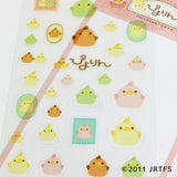 Piyorin Transparent Sticker Sheet - Iroiro
