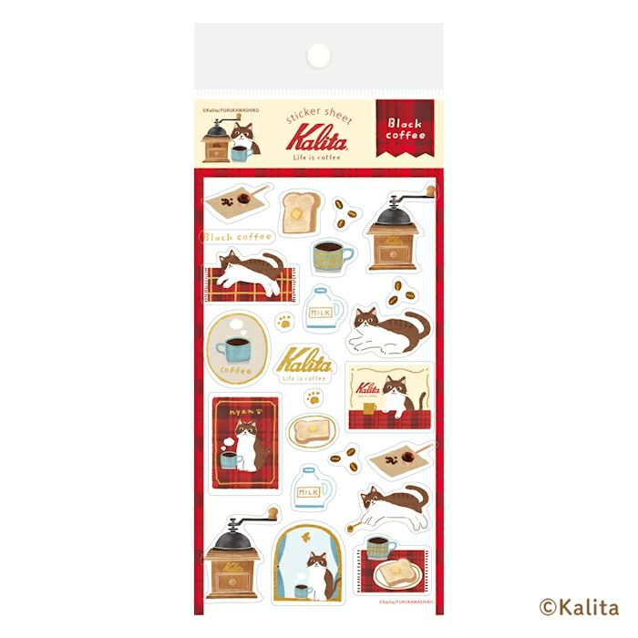 Furukawashiko x Kalita Sticker Sheet - Black Coffee
