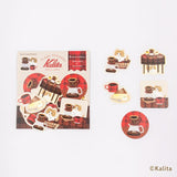 Furukawashiko x Kalita Flake Sticker - Brown Coffee