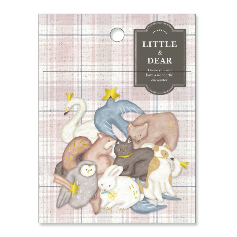 Mind Wave - Little and Dear Flake Sticker - Animal