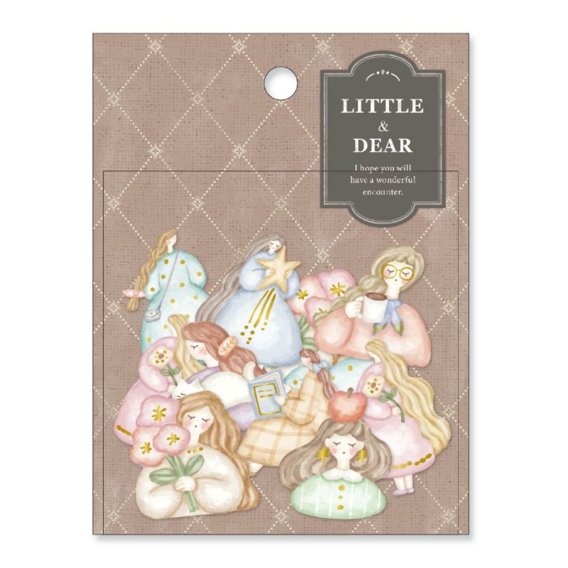 Mind Wave - Little and Dear Flake Sticker - Girl