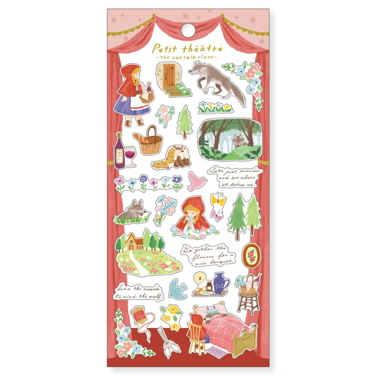 Mind Wave Sticker Petit Theatre - Little Red Riding Hood