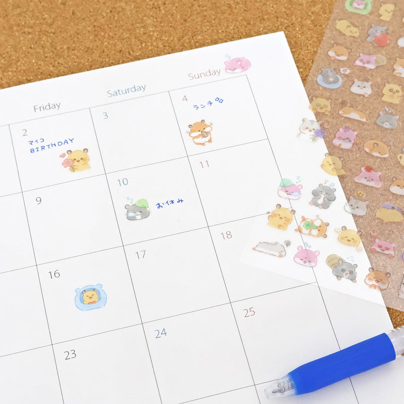Mind Wave Mood Icon Sticker Sheet - Hamster