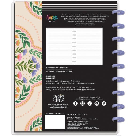 Happy Planner Classic Disc Bound Notebook - Golden Meadow