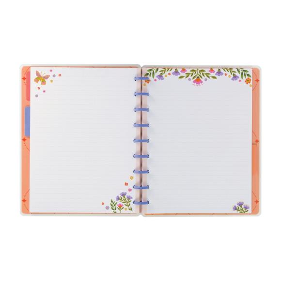 Happy Planner Classic Disc Bound Notebook - Golden Meadow