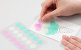 Stalogy Circular Masking Tape Patches 20mm - Shuffle Tree