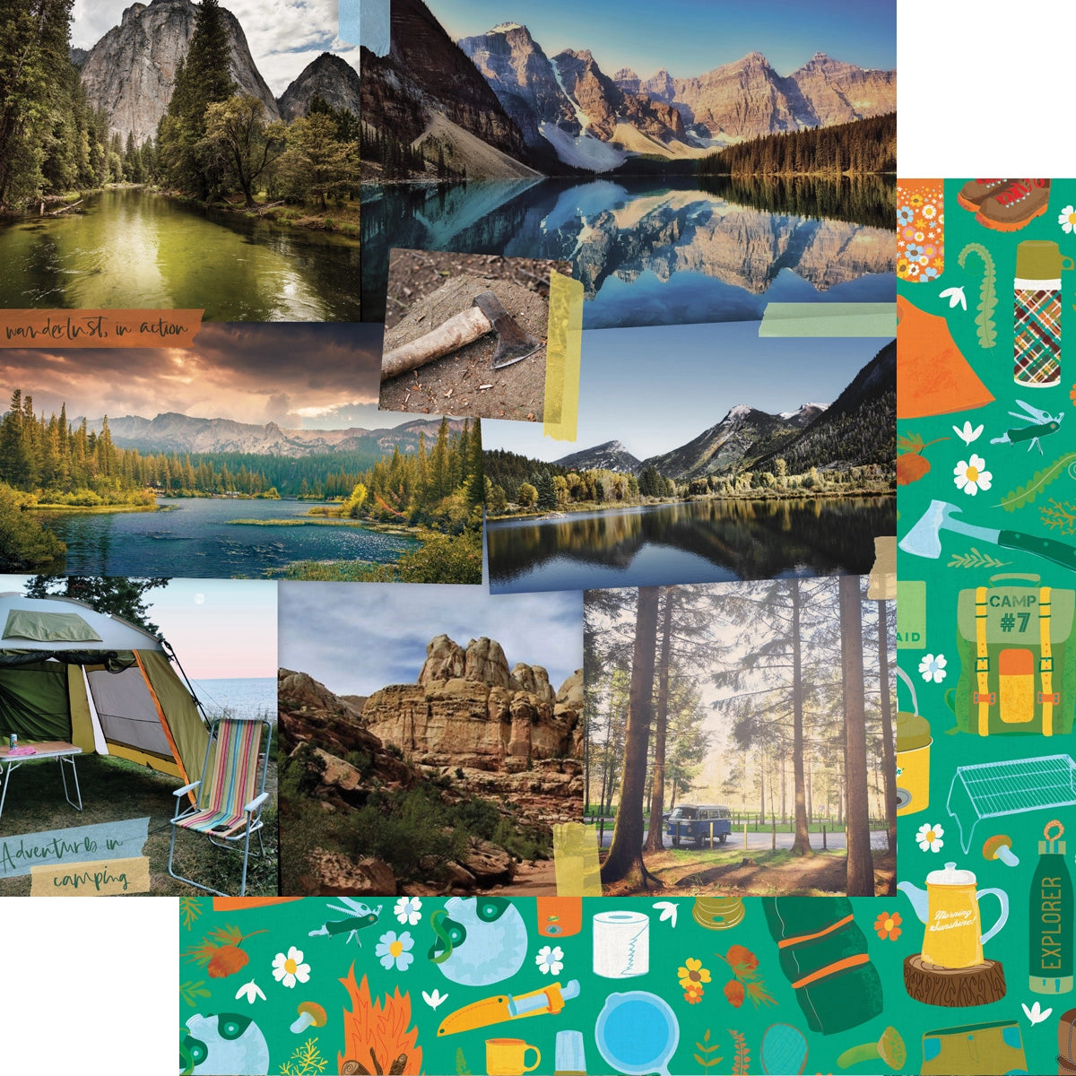 Fancy Pants Designs Scrapbooking Kit - Camp Wander