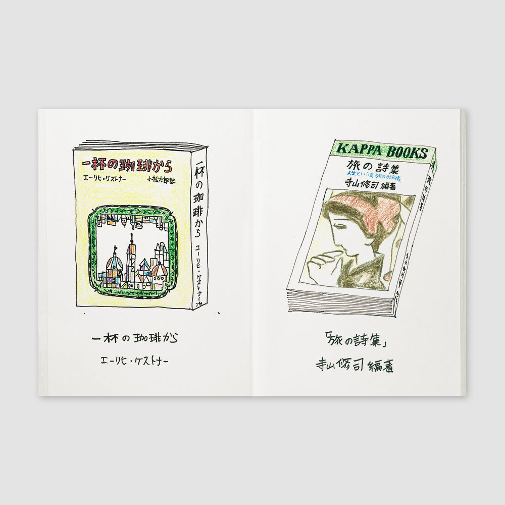 TRAVELER'S notebook 008 Sketch Paper Notebook (Passport Size)
