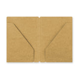 Cuaderno de viaje 010 Carpeta de papel Kraft (tamaño pasaporte)