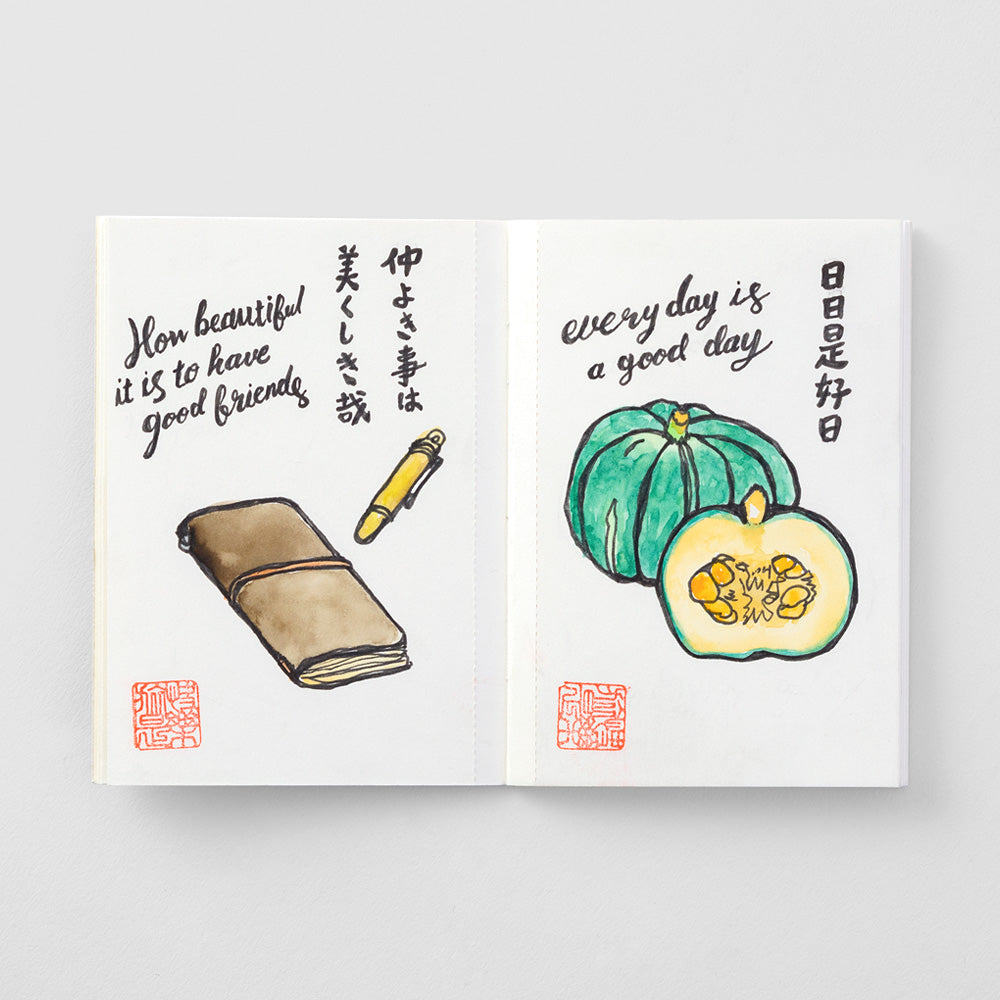 TRAVELER'S notebook 015 Watercolor Paper (Passport Size)