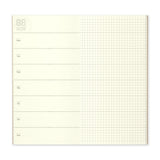 TRAVELER'S notebook 019 Free Diary Weekly + Memo (Regular Size)
