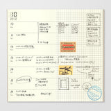 TRAVELER'S notebook 019 Free Diary Weekly + Memo (Regular Size)