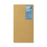 Cuaderno de viaje 020 Carpeta de papel Kraft (tamaño normal)